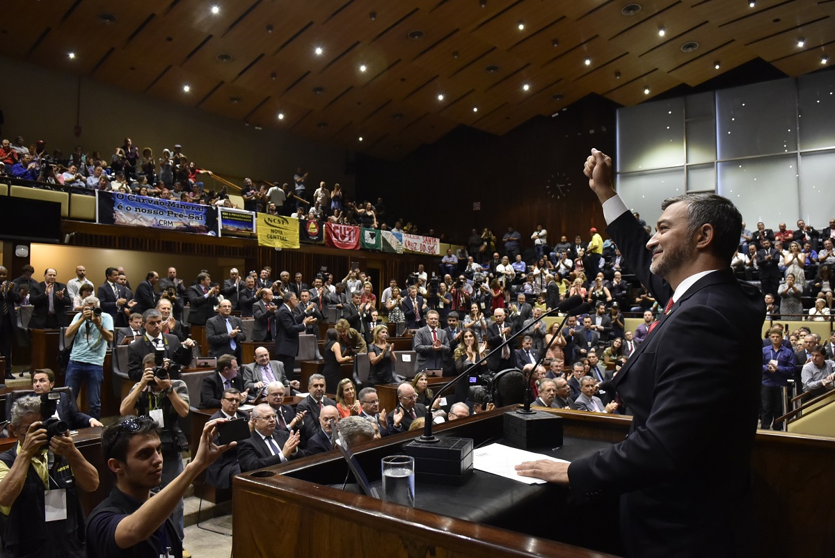 Ir para  <p><big>Em Sess&atilde;o Solene realizada nesta ter&ccedil;a-feira (31), o deputado Edegar Pretto (PT) foi eleito o&nbsp; presidente da Assembleia Legislativa para o terceiro ano da 54&ordf; Legislatura. A solenidade,...